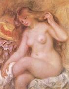 Bather with Long Blonde Hair (mk09), Pierre-Auguste Renoir